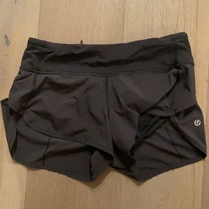 Lululemon speedy shorts black